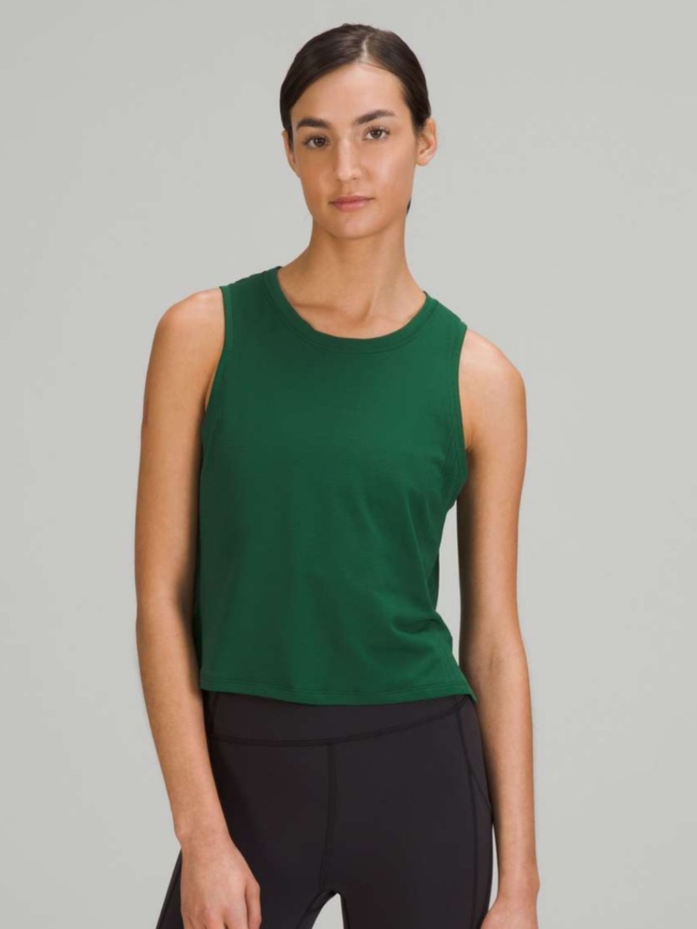 Lululemon Train to Be Tank Top in Everglades Green Sz 10